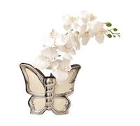 Ceramic Flower Vase, Bouquet Holder Centerpiece Table Decorations, Farmhouse Vase Butterflies Home Decor for Birthday Wedding Farmhouse Bedroom Living Room Dorm Indoor