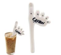 Ceramic Foot Straw - Handmade Reusable Drink Sipper | Funny Toe Beverage Accessory, Creative Novelty Drinking Tool, Humorous Party Gift For Tea Whiskey Picnic Campfire Home Gathering Use