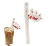 Ceramic Foot Straw - Handmade Reusable Drink Sipper | Funny Toe Beverage Accessory, Creative Novelty Drinking Tool, Humorous Party Gift For Tea Whiskey Picnic Campfire Home Gathering Use