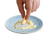 Ceramic garlicGrater - Cheese Shredder Bowl, garlicplate| Decorative Stylish Grating Pattern Grates garlicWith Ease. Where Practical Meets Visual Elegance, It Blends with Kitchen Decor Seamlessly