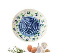 Ceramic Grater Plate - Built In Shredder, Fruit Saucer