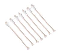 Ceramic Holders Torch Wine Bottle Oil Candle Lamp Heat Resistant Kerosene Wick White Set Kit Romantic Home Decor