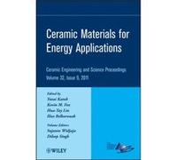 Ceramic Materials for Energy Applications Volume 32 Issue 9 Ceramic Materials for Energy Applications Volume 32 Issue 9 (Auteur)