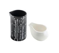 Ceramic Milk Jug Sauce Boat Gravy Server for Dining Parties Barbecues - Hygienic Safe Design Premium Quality