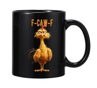 Ceramic Mug, Funny 12 Oz Chicken Coffee Cup, Sturdy Animal Design Drinkware, Cute Rooster Tea Mug for Coworkers Women Offices Desk Use, Milk Hot, Cocoa, Beverage, Birthday Gift, 5.71x4.13x4.96 Inches
