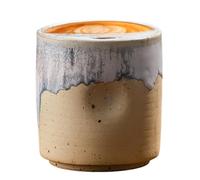 Ceramic Mug with Sip Hole, 500ml Vintage Milk Cup, Kiln Fired Drinkware Mug, Leak Resistant Travel Cup, for Women Men Travelers Home Car Office Patio Camping Hotel Picnic Juice Coffee Tea Beverage Use