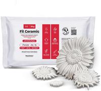Ceramic Plaster Non-Toxic And Easy To Use, White Moulding Plaster, Mix With Colorable Water And Ideal To Use In Moulds, Plaster For Moulding, Crafts (3 Kilograms)