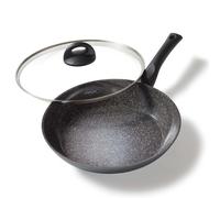 CERAMIC Poêle 28 cm, revêtement en céramique, avec couvercle en verre Stoneline