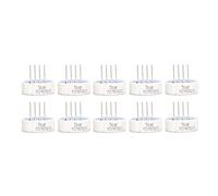 Ceramic Pressure Sensor 10 Pack | High Accuracy Water Pressure Transducer Switch 2-20V | Hydraulic/Pneumatic/Process Control Device | 2-4mV / V Sensitivity, 40-125℃ (0-5bar)