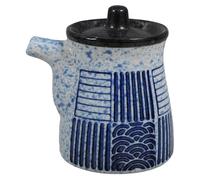 Ceramic Soy Sauce Dispenser Japanese Style Oil Dispenser 1 Piece for Home Use