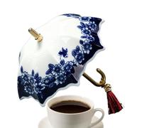 Ceramic Tea Infuser | Fine Pore Tea Filter | Rotating Chinese Style Teas Strainer | Reusable Loose Leaf Teas Brewing Infuser Heat Resistant Elegant Drink Accessory for Coffee Brewing Kitchen Office Fa