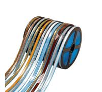 Ceramic Tile Gap Tape, Self-Adhesive Waterproof Caulk Strip for Bathtub, Shower, Sink, Toilet & Kitchen Wall Edges, Peel and Stick Sealing Tape (Rainbow Silver,5M Triangular type)