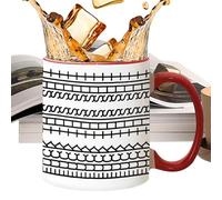 Ceramic Water Mug - Ceramic Cup Decorative Desktop Ornament,ceramics Cup Multi Use Insulated Hot Beverage Drinkware, Hand Crafted Clay Pottery + Thick Structural Walls, Ergonomic Smooth Glazed Clay