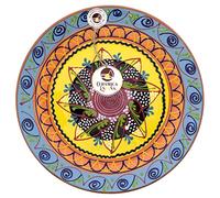 CERÁMICA ESPAÑA | Assiette décorative à accrocher au mur | Assiette murale | Assiette murale | Assiette en céramique | Modèle D03 | Décoration 100% faite à la main | 30x30x4 cm