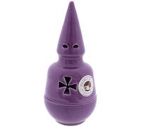 CERÁMICA ESPAÑA Brûleur d'encens Nazaréen violet - Encensoir religieux - Encensoir en terre cuite - 9 x 9 x 20 cm