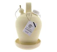 CERÁMICA RAMBLEÑA | Botijo Traditionnel en Terre Cuite de La Rambla (Cordoue) | 100% Fait à la Main | 4.25 litres | ECO | Accessoires Inclus
