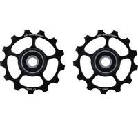 CeramicSpeed Galets de Dérailleur Coated enduit Shimano GRX 12 Vitesses noir