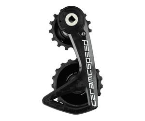 CeramicSpeed Système de Galets OSPW RS ALPHA SRAM Force E1/Rival E1 Black TEAM Logo noir