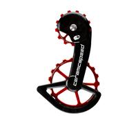 CeramicSpeed Système de roulettes de dérailleur OSPW X Coated pour Shimano GRX 2x12 rouge