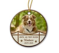 Céramique À Suspendre À Bientôt Ornement en Céramique Détachables Ornements d'arbre De Noël Esthétique Pendentifs Décoration pour Fête Enfant Home Decor