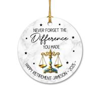 Céramique À Suspendre N'Oublie Jamais La Différence Que Tu As Faite. Ornement en Céramique Détachables Décoration d'arbre De Noël Vintage Ornements d'arbre De Noël pour Maison Home Decor Fête