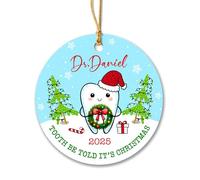 Céramique À Suspendre on Vous Le Dit, C'est Ornement en Céramique Esthétique Ornements d'arbre De Noël Vintage Pendentifs Décoration pour Maison Home Decor Fête