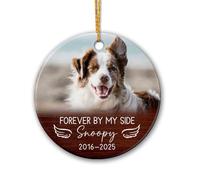 Céramique À Suspendre pour Toujours À Mes Côtés Ornement en Céramique Détachables Ornements d'arbre De Noël Esthétique Pendentifs Décoration pour Enfant Maison Home Decor