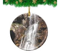 Céramique À Suspendre Sentier du Canyon Layton Adams, Utah Travel Ornement en Céramique Esthétique Boule De Noëls Vintage Ornements d'arbre De Noël pour Fête Enfant Maison 7.3CM