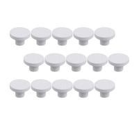 Céramique Bouchons pour Boutures de Corail 15 Pièces Blanche | Bases pour Fragments de Corail, Prêt à Propagation, pour Aquarium et Fragging, Accessoires Inclus