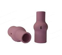 Céramique Buse de Gaz Abw 44mm Tec Gr. 4-12 1 Oder 10 Pièce pour Tig/Wig Brûleur - 10-pièces, Taille 6 9,5mm Ø