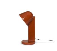 Céramique Down Lampe à Poser Rouille Rouge