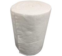 Céramique Fibre de laine, épaisseur 25 MM Densité 96 KG/M3 - Isolation cheminée cheminée cuisine four haute densité - laine blanche (15 cm x 61 cm)