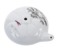 Céramique Goutte D'encre Blanc Mini pour Calligraphie Chinoise | Portable, Multifonction, Forme Créative Adorable, pour Peintures Chinoises, Usage Pratique, Accessoire D'eau