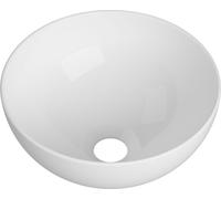 Céramique Lavabo Rond Blanc Céramique Salle de bains Plan de travail Neso
