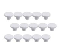 Céramique Support de Reproduction des Coraux 15 Pièces, Blanche | Base Lisse et Sûre pour Fragments, Usage en Aquarium et Bacs de Quarantaine, pour Coraux Ramifiés