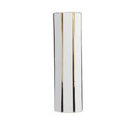 Céramique Vase à fleurs 40 Blanc Doré ESTELLA