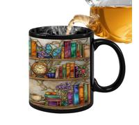 Céramique - Verres résistants à la chaleur 350 ml | Tasse en céramique pour bibliothèque - pour la maison, hôtel, dortoir, appartement, écrivains, amateurs de lecture, thé jus de thé