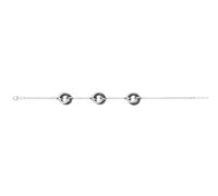 Ceranity - 1-32/0002-N - Bracelet Femme - Argent 925/1000 5.55 GR - Oxyde de Zirconium - Blanc - 19 cm