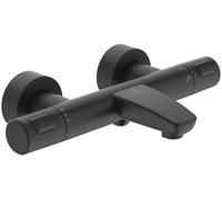 Ideal Standard Mitigeur thermostatique pour baignoire Ceratherm T25 Silk noir en saillie