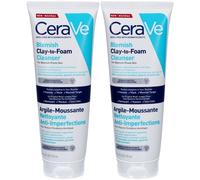 CERAVE Argile Moussante Nettoyante Anti-Imperfections 2x118 ml