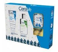 CeraVe Crème Hydratante Visage 52 ml + Crème Lavante Hydratante 88 ml + Chaussettes Offertes - Coffret 2 produits + 1 paire de chaussettes