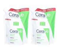 CERAVE Crème Lavante Hydratante Eco-Recharge 2x473 ml