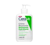 CeraVe Crème moussante nettoyante visage hydratante pour peaux normales à sèches 473 ml