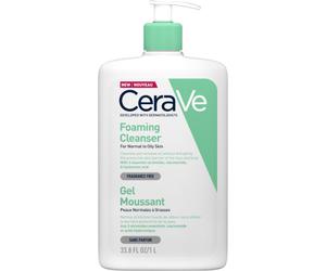 Cerave Gel Moussant Peaux Normales À Grasses Sans Parfum Flacon Pompe 1l