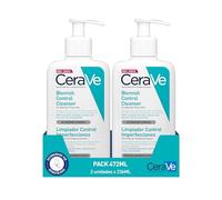 CeraVe Gel nettoyant anti-imperfections 236 ml pour les peaux à tendance acné et grasse, réduit l'acné, les points noirs et améliore les pores, traitement gel à l'acide salicylique