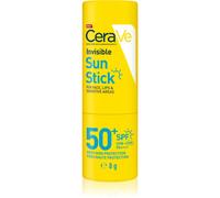 CeraVe Invisible Sun Stick SPF 50+ stick de bronzage SPF 50+ 8 g