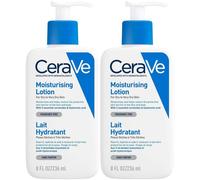CeraVe Lait Hydratant visage et corps pour les peaux sèches à très 236ml 2x236 ml