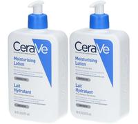 CeraVe Lait Hydratant visage et corps pour les peaux sèches à très 473 ml 2x473
