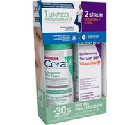 CeraVe Pack Nettoyant Mousse Aérienne + Sérum Vitamine C 2 unités