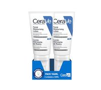 CeraVe, PM Lot de 2 lotions hydratantes pour le visage 52 ml pour peaux normales à sèches, hydrate et restaure la barrière protectrice de la peau, enrichie en essentiels